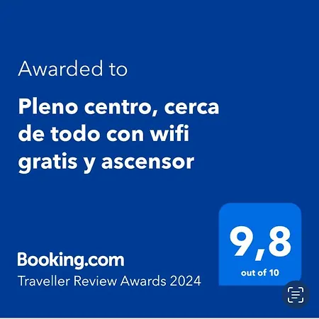 Pleno Centro, Cerca De Todo Con Wifi Gratis Y Ascensor アパート サンタンデール
